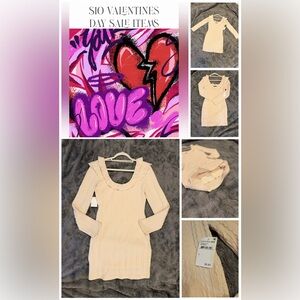 $10 Vday Sale 19 Cooper Ivory Dress